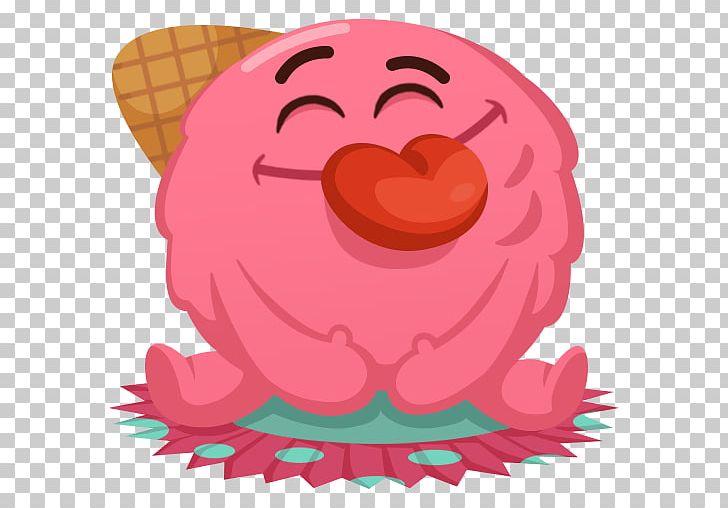 Sticker VKontakte Telegram Ice Cream Emoticon PNG, Clipart, Art, Cream, Emoticon, Facial Expression, Food Drinks Free PNG Download