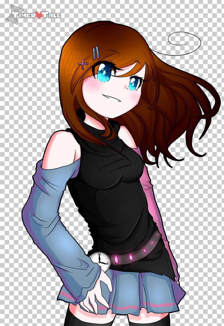 Undertale Comics Female FanFiction.Net Sketch PNG, Clipart, Anime, Arm, Black Hair, Brown Hair, Cartoon Free PNG Download