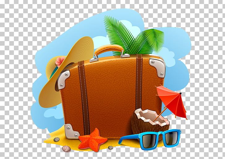 Summer Vacation Travel PNG, Clipart, Beach, Computer Wallpaper, Drawing, Graphic Design, Orange Free PNG Download