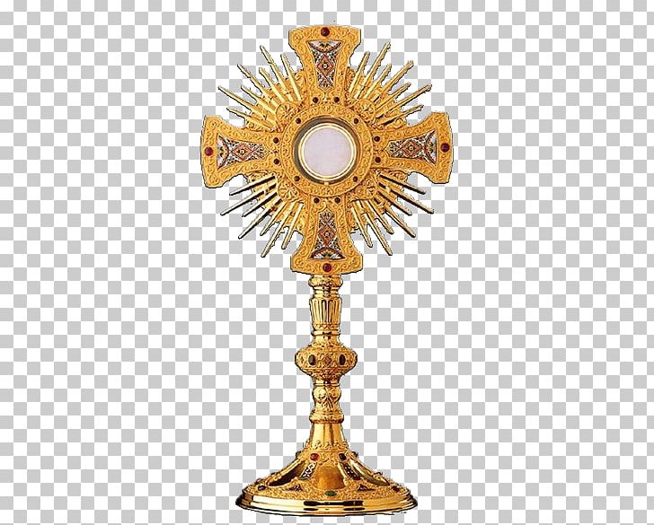 Monstrance Eucharist Sacramental Bread Altar Adoration PNG, Clipart, Adoration, Altar, Artifact, Candle Holder, Catholicism Free PNG Download