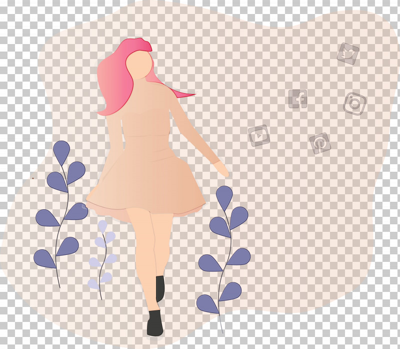 Cartoon PNG, Clipart, Cartoon, Girl, Paint, Social Media, Watercolor Free PNG Download