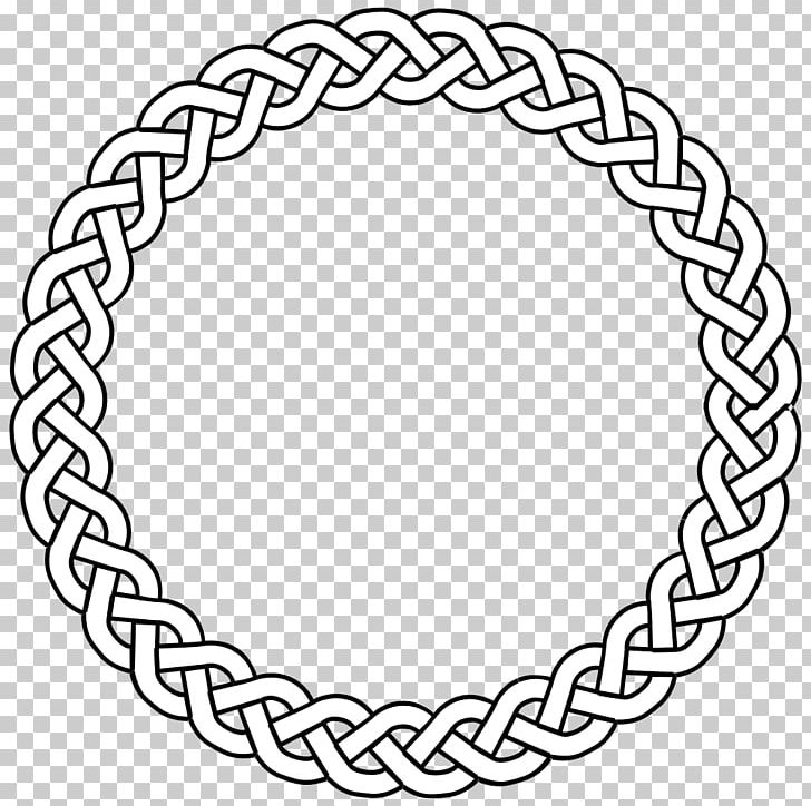 Braid Circle PNG, Clipart, Angle, Area, Black And White, Braid, Celtic Knot Free PNG Download