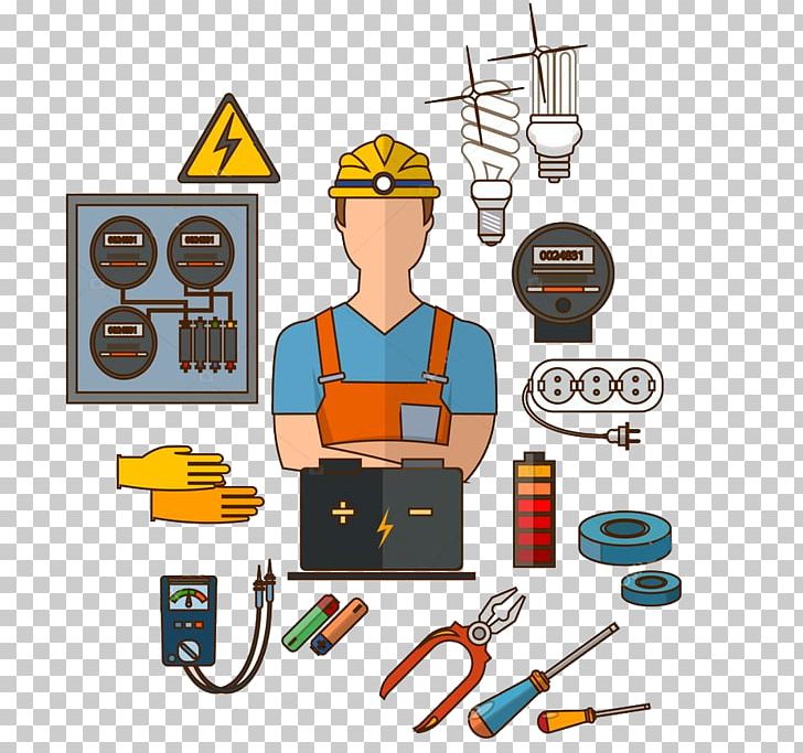 Electrician Electricity Electrical Engineering PNG, Clipart, Ac Power Plugs And Sockets, Cartoon, Clip Art, Drawing, Electrical Engineering Free PNG Download