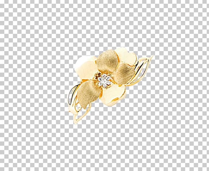 Brooch Gold Flower Cartier Jewellery PNG, Clipart, Amelie, Body Jewellery, Body Jewelry, Brooch, Cartier Free PNG Download