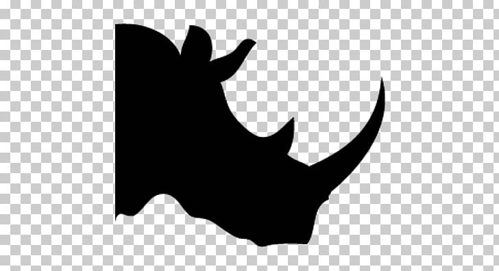Rhinoceros Silhouette Drawing PNG, Clipart, Animals, Black, Black And White, Black Rhinoceros, Carnivoran Free PNG Download