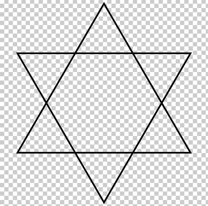 Star Of David Hexagram Sacred Geometry Symbol PNG, Clipart, Angle, Area, Black, Black And White, Circle Free PNG Download