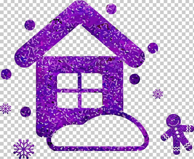 Violet Purple Line House PNG, Clipart, Christmas Ornament, House, Line, Paint, Purple Free PNG Download