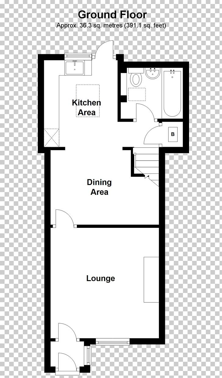 Floor Plan Open Plan House Laminate Flooring PNG, Clipart, Angle, Area, Bedroom, Black And White, Ceiling Free PNG Download