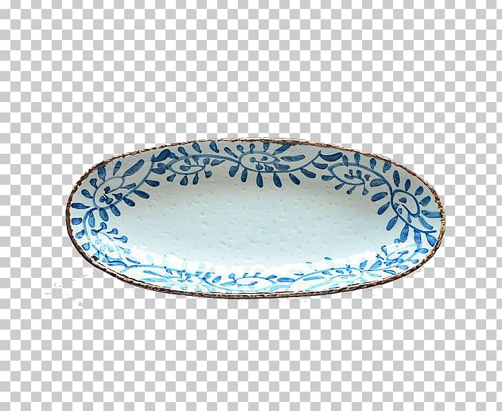 Ellipse Oval Ceramic Plate PNG, Clipart, Blue, Blue And White, Blue And White Porcelain, Blue And White Pottery, Ceramic Free PNG Download