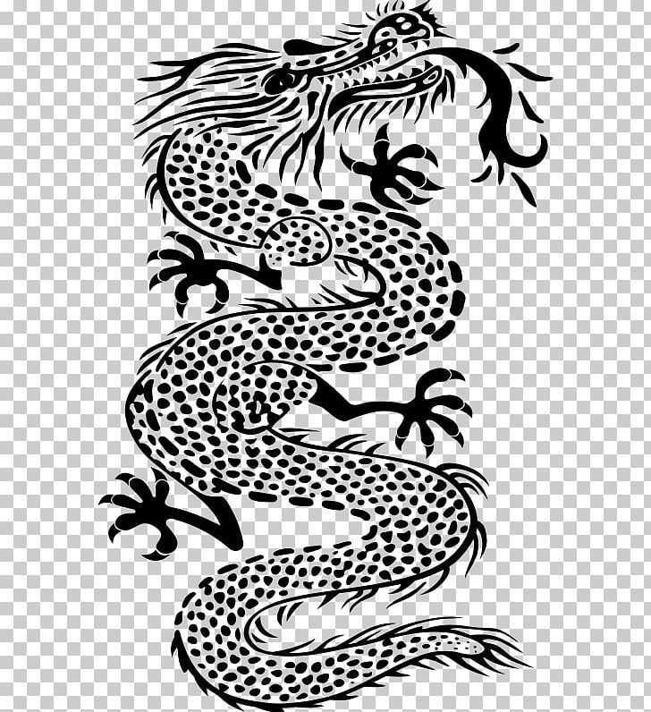 China Chinese Dragon Drawing PNG, Clipart, Artwork, Big Cats, Black, Carnivoran, Cat Like Mammal Free PNG Download