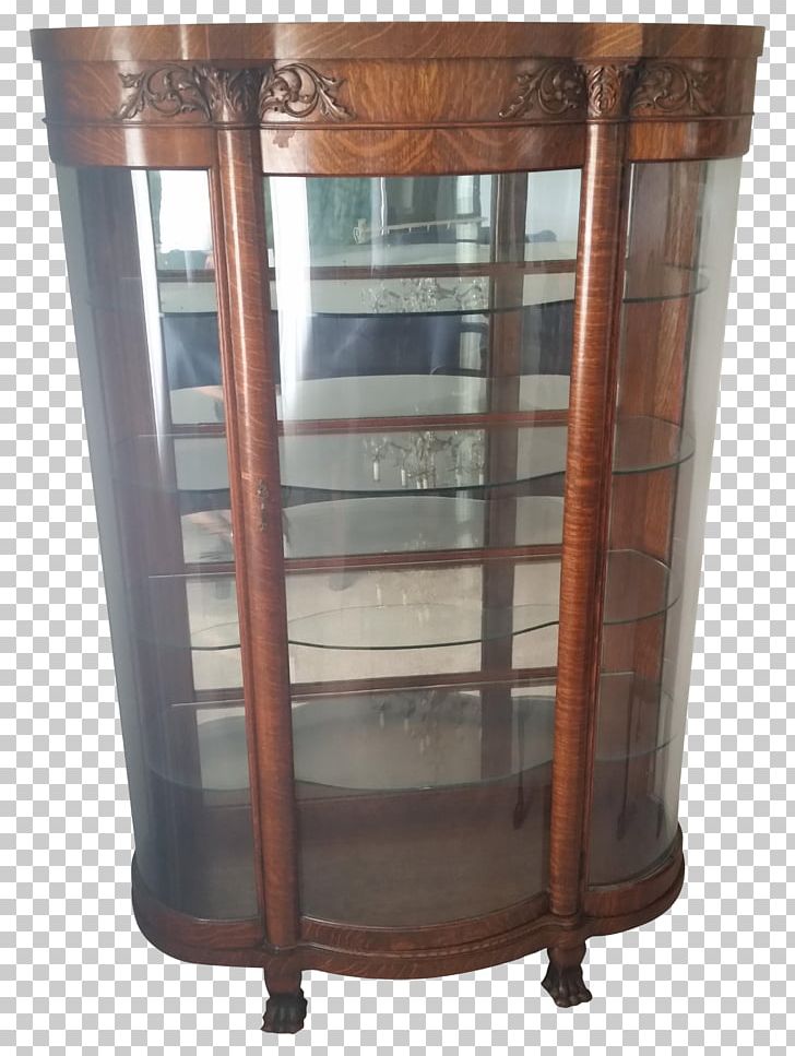 Display Case Glass Chiffonier Antique Wood Stain PNG, Clipart, Antique, Cabinet, Chiffonier, China, Curve Free PNG Download