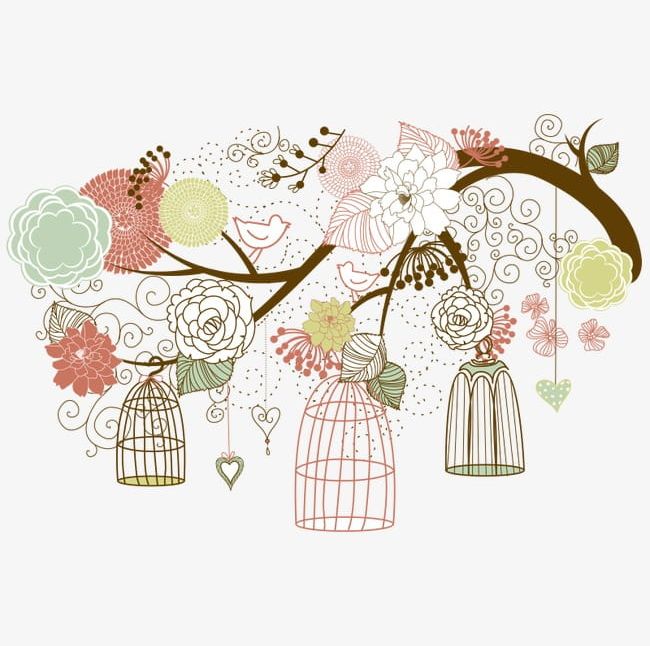 Flowers PNG, Clipart, Bird, Birdcage, Flower, Flowers, Flowers Free PNG Download