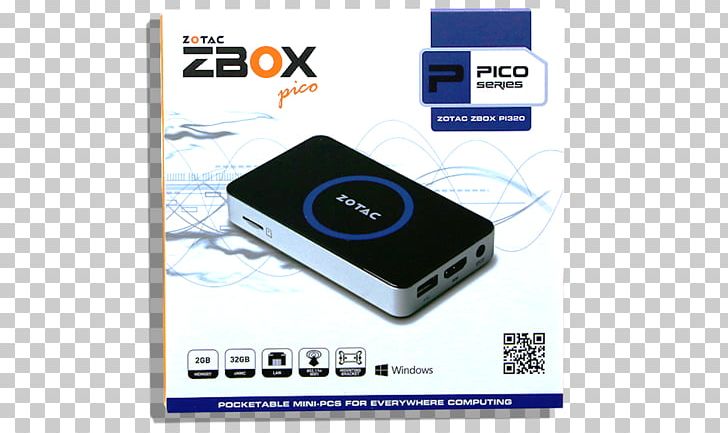 Zotac ZBox PI320 Stick & Single-Board Computers Personal Computer Nettop PNG, Clipart, Brand, Computer, Computer, Computer Component, Computer Monitors Free PNG Download