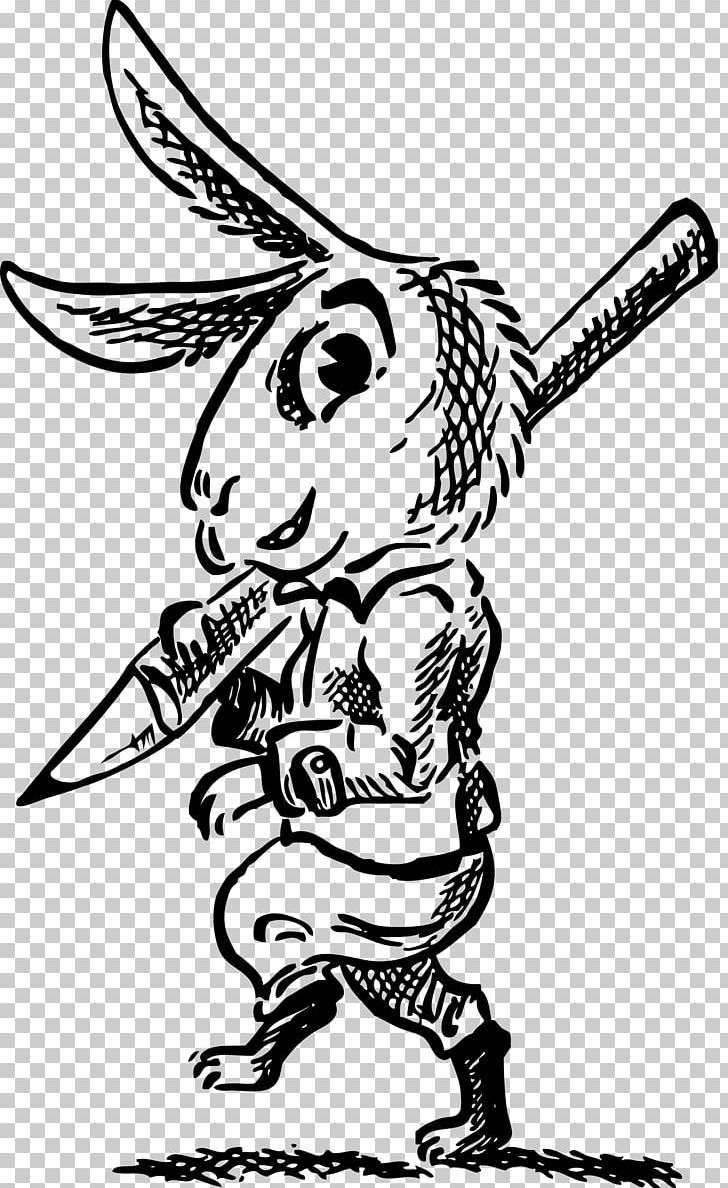 Easter Bunny Hare PNG, Clipart, Art, Artwork, Beak, Black, Black And White Free PNG Download