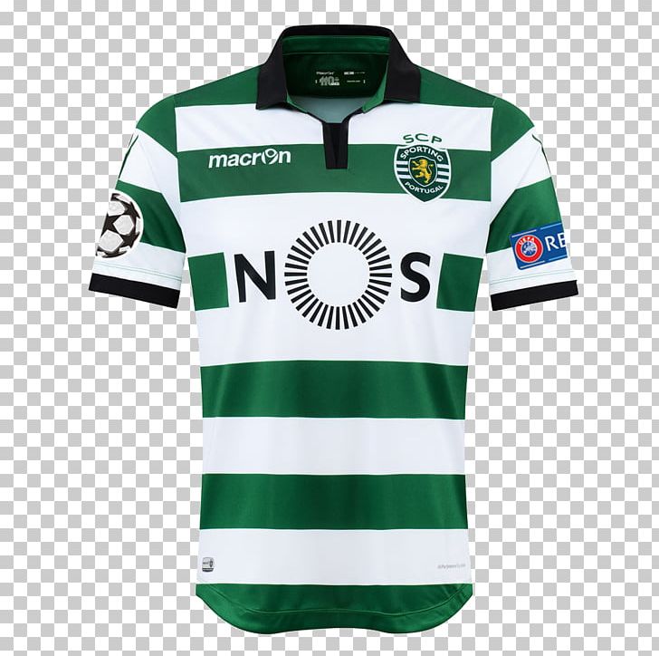 Sporting CP T-shirt Portugal UEFA Champions League Jersey PNG, Clipart, Active Shirt, Brand, Clothing, Collar, Football Free PNG Download