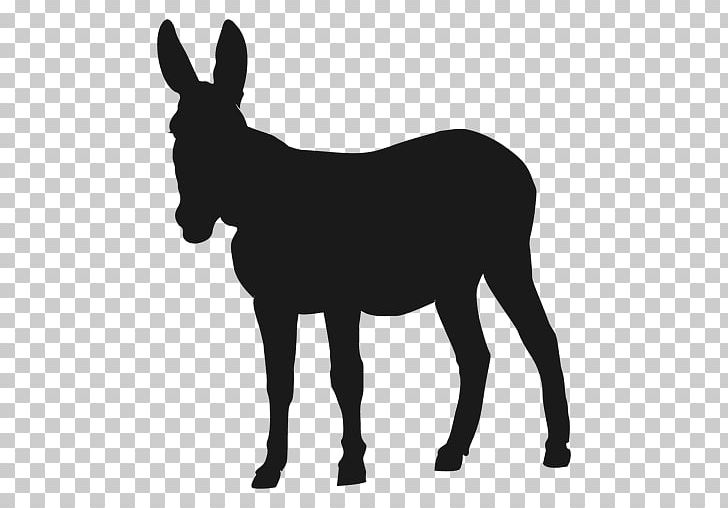 Donkey Silhouette PNG, Clipart, Animals, Autocad Dxf, Black And White, Colt, Cottage Free PNG Download