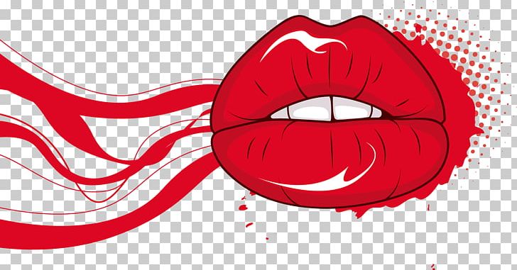 Lip Red Mouth PNG, Clipart, Adobe Illustrator, Art, Cartoon Lips, Element, Euclidean Vector Free PNG Download