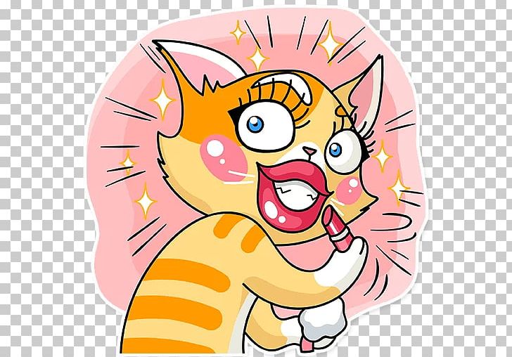 Sticker Telegram Cat Whiskers PNG, Clipart, Animals, Art, Artwork, Cat, Cat Like Mammal Free PNG Download