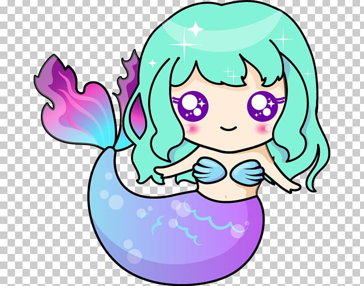 Kavaii Mermaid Drawing PNG, Clipart, Area, Art, Artwork, Cartoon, Chibi Free PNG Download