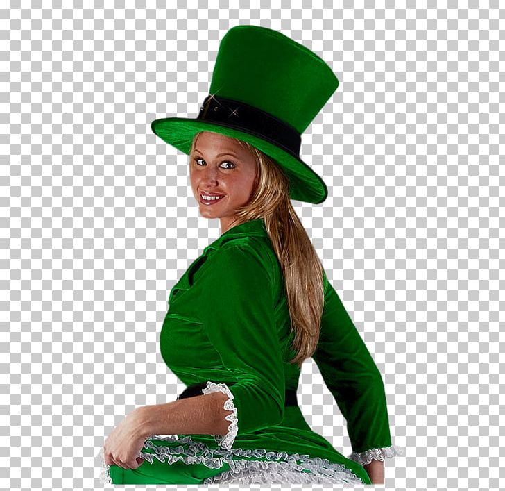 Saint Patrick's Day Woman Leprechaun PNG, Clipart, Costume, Costume Hat, Green, Hat, Headgear Free PNG Download