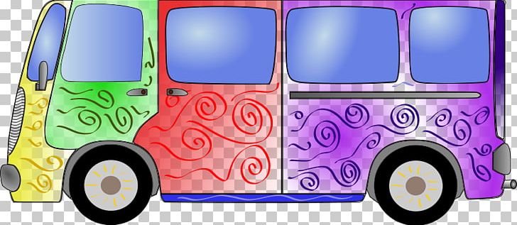 Volkswagen Type 2 Van Hippie PNG, Clipart, Automotive Design, Bus, Car, Color, Colorful Free PNG Download