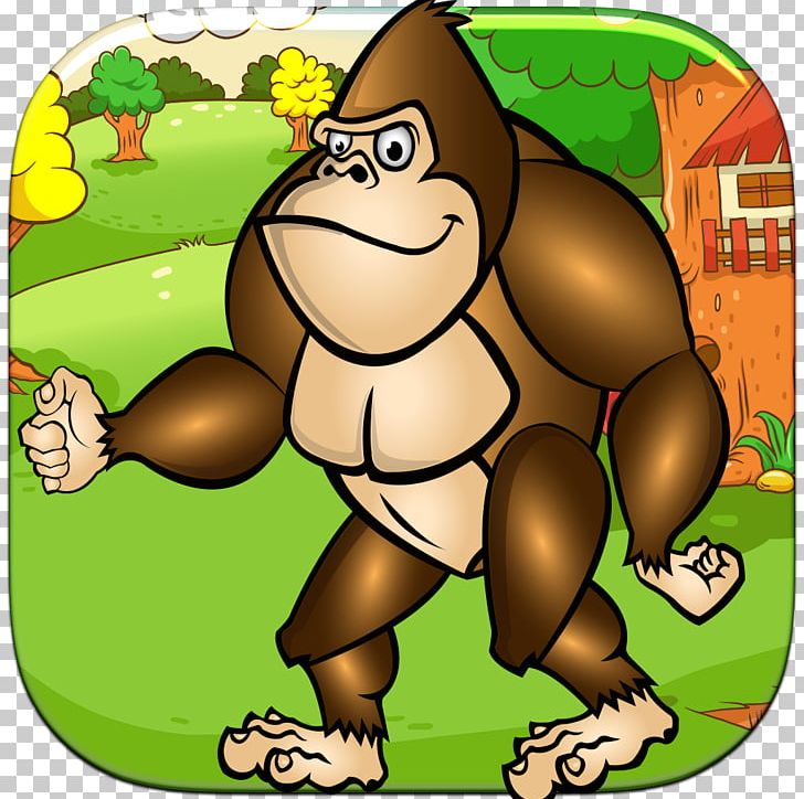Gorilla App Store Game PNG, Clipart, Animals, Ape, App Store, Banana, Bear Free PNG Download