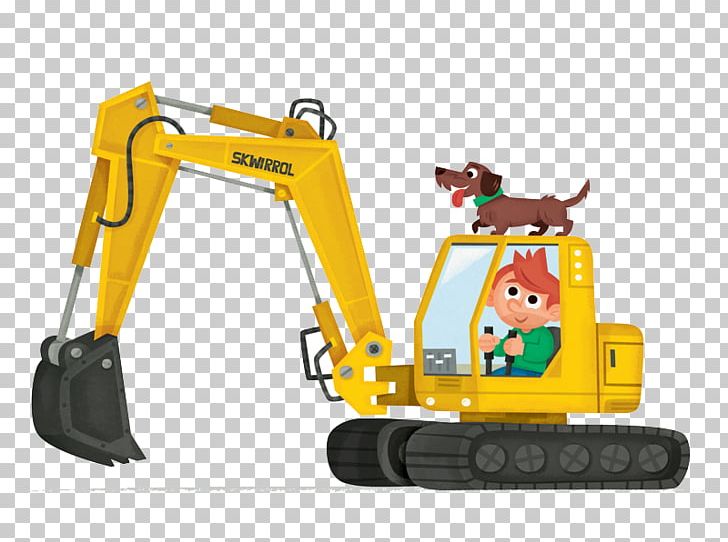 Heavy Equipment Excavator Graphic Design PNG, Clipart, Animation, Architectural Engineering, Cartoon, Cartoon Electricity Supplier, Electricity Free PNG Download