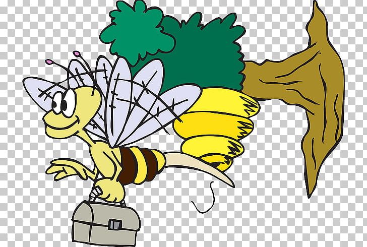 Worker Bee Insect PNG, Clipart, Art, Artwork, Bee, Cartoon, Download Free PNG Download
