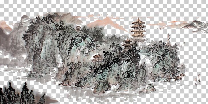 Yellow Crane Tower Pavilion Of Prince Teng Yueyang Tower Dwelling In The Fuchun Mountains Four Great Towers Of China PNG, Clipart, China, Chinese Style, Computer Wallpaper, Crane, Ink Free PNG Download