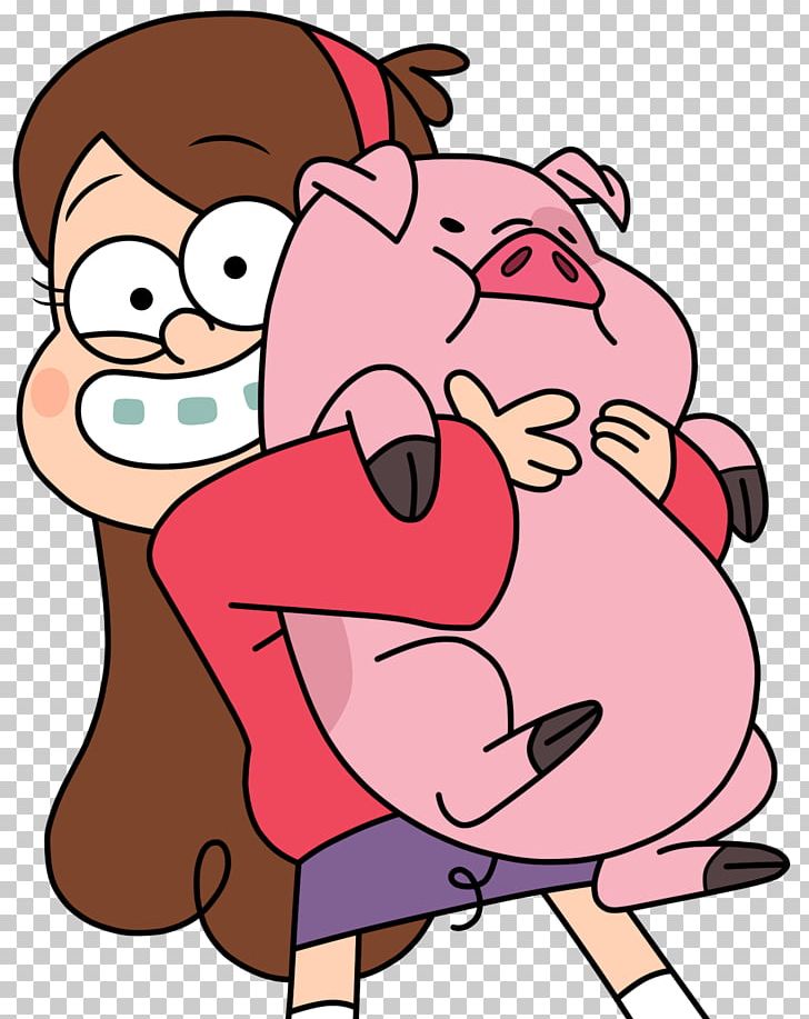 Mabel Pines Dipper Pines Waddles Grunkle Stan PNG, Clipart, Alex Hirsch, Area, Artwork, Caricature, Cartoon Free PNG Download
