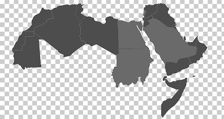 Middle East North Africa Arab World Map PNG, Clipart, Arab, Arab World, Black, Black And White, Blank Map Free PNG Download