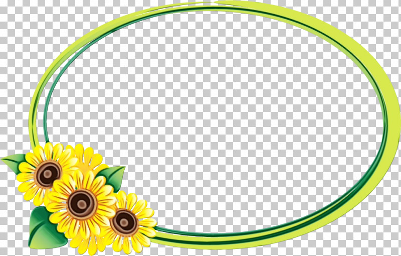 Sunflower PNG, Clipart, Circle, Flower, Oval Frame, Paint, Plant Free PNG Download