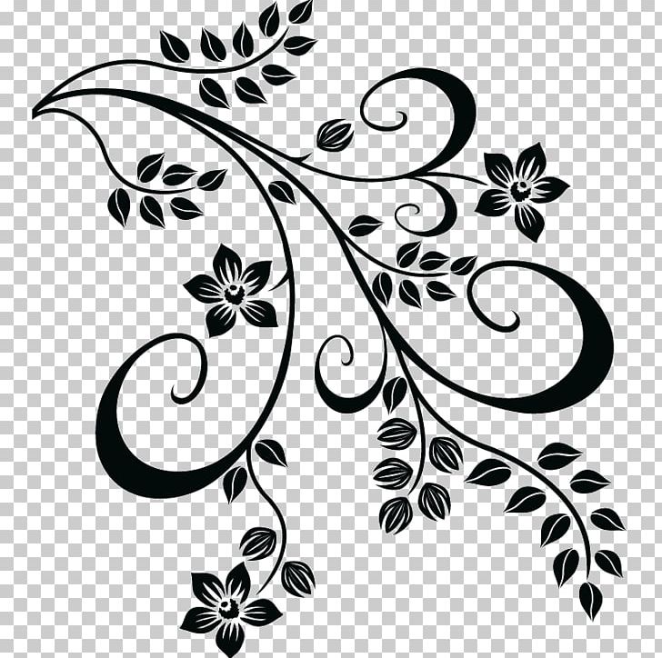 Floral Design Drawing Flower Kleurplaat PNG, Clipart, Art, Artwork, Black And White, Branch, Bud Free PNG Download