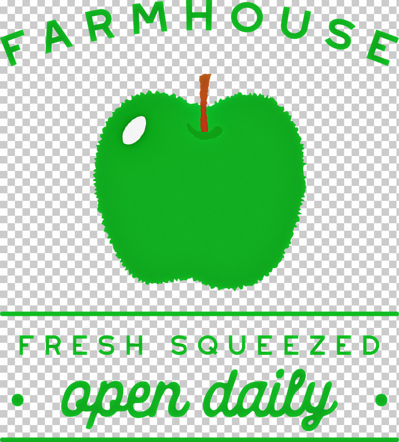 Farmhouse Fresh Squeezed Open Daily PNG, Clipart, Apple, Farmhouse, Fresh Squeezed, Fruit, Green Free PNG Download