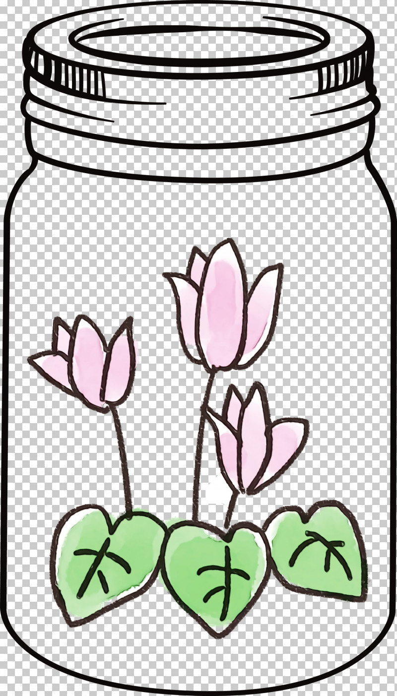 Flower Line Art Cut Flowers Tulip PNG, Clipart, Cut Flowers, Flower, Line Art, Mason Jar, Paint Free PNG Download