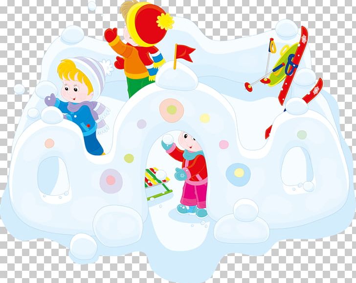 Snow Fort Child PNG, Clipart, Building, Cartoon, Character, Chi, Child Art Free PNG Download