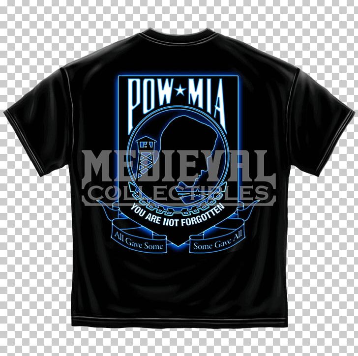 T-shirt National League Of Families POW/MIA Flag Flag Of The United States Prisoner Of War PNG, Clipart, Active Shirt, Black, Blue, Clothing, Flag Free PNG Download