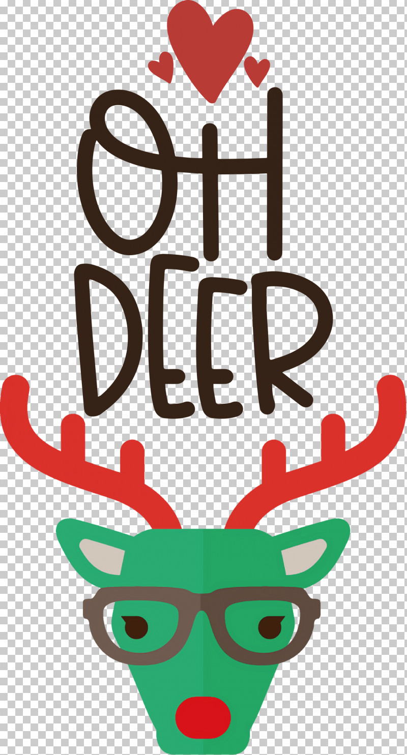 OH Deer Rudolph Christmas PNG, Clipart, Antler, Christmas, Deer, Logo, Moose Free PNG Download