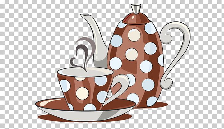 Coffee Cup Teapot Saucer Ceramic PNG, Clipart, Cartoon, Ceramic, Coffee ...
