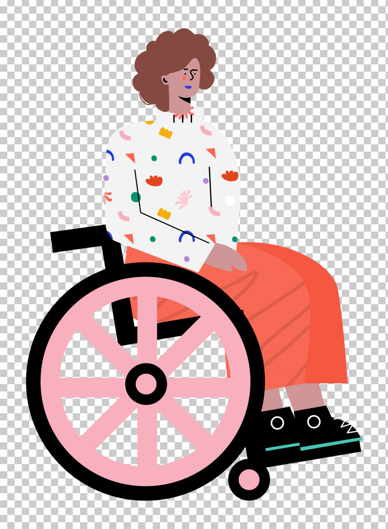 Sitting On Wheelchair Woman Lady PNG, Clipart, Behavior, Human, Lady, Sitting, Text Free PNG Download