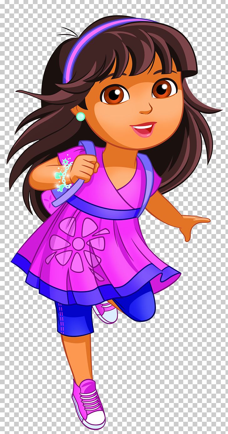 Dora The Explorer Nick Jr. Nickelodeon Cartoon PNG, Clipart, Art, Black Hair, Cartoons, Child, Clipart Free PNG Download