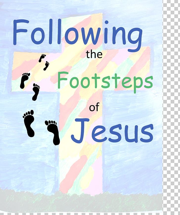 footsteps of jesus clipart with children
