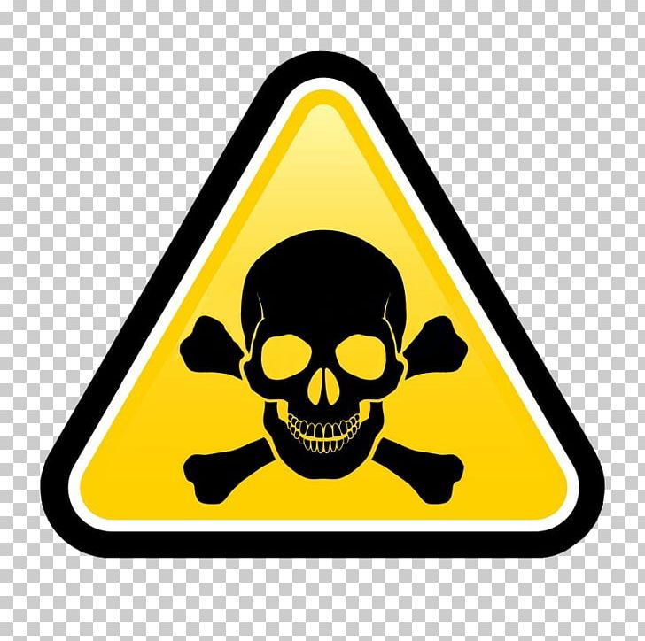 Skull And Crossbones Hazard Warning Sign PNG, Clipart, Clip Art, Danger ...