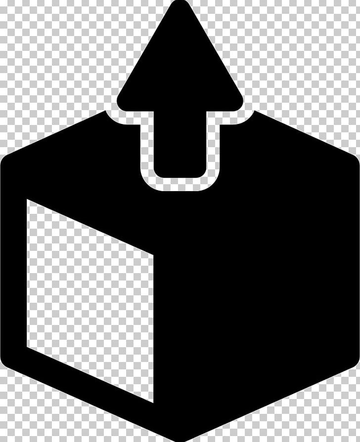 Arrow Computer Icons Box Symbol Logistics PNG, Clipart, Angle, Arrow, Black, Black And White, Box Free PNG Download