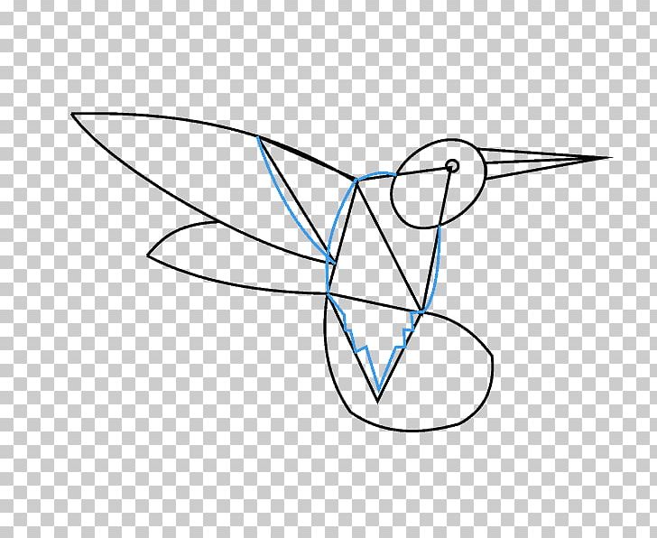 Drawing Line Art Hummingbird PNG, Clipart, Angle, Area, Artwork, Bird, Black And White Free PNG Download