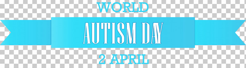Text Aqua Font Turquoise Azure PNG, Clipart, Aqua, Autism Awareness Day, Autism Day, Azure, Banner Free PNG Download