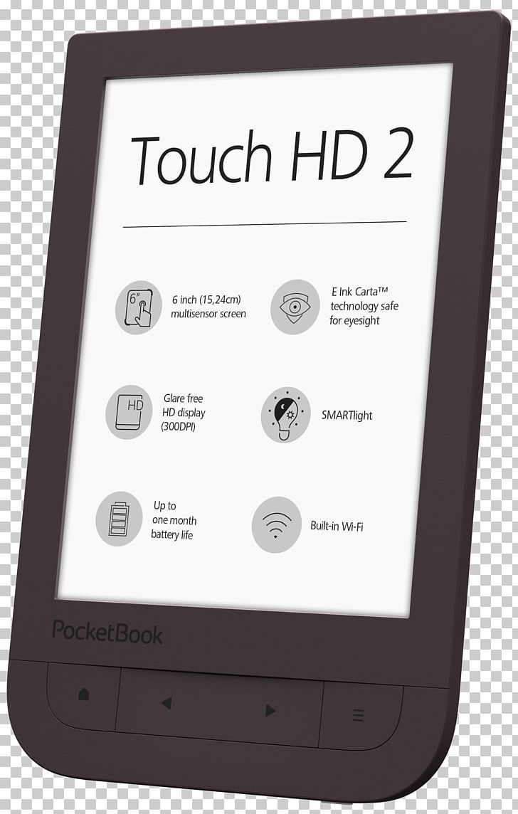 Amazon.com EBook Reader 15.2 Cm PocketBookTOUCH HD PocketBook Touch HD 8 GB PNG, Clipart, Amazoncom, Communication Device, Computer, Electronic Device, Electronics Free PNG Download