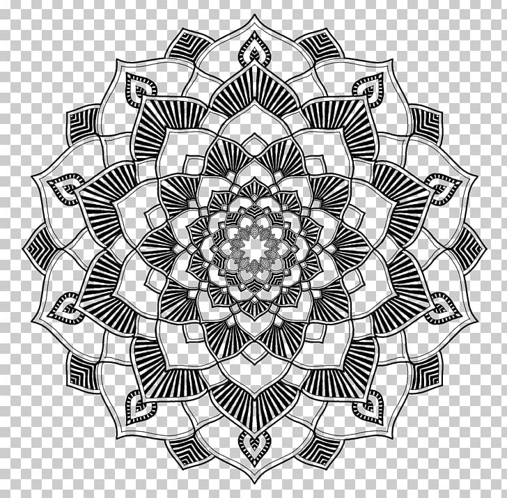 Mandala Coloring Book Sacred Geometry Line Art PNG, Clipart, Art White, Coloring Book, Line Art, Mandala, Sacred Geometry Free PNG Download