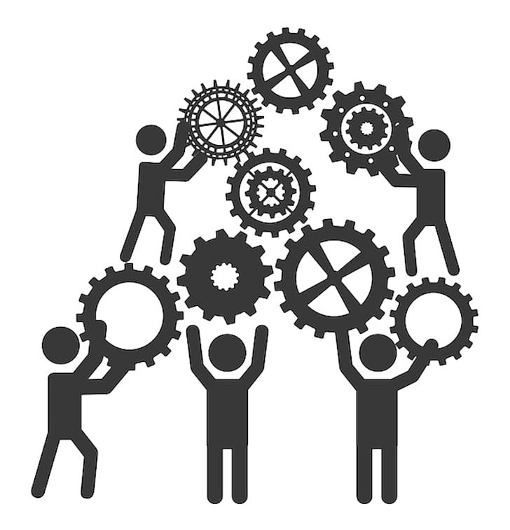 Teamwork PNG, Clipart, Black And White, Clip Art, Computer Icons, Drawing, Flower Free PNG Download