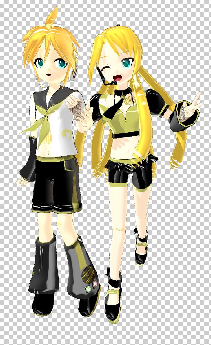 Kagamine Rin/Len Vocaloid Kaito ピアプロ Hatsune Miku PNG, Clipart, Action Figure, Anime, Costume, Desktop Wallpaper, Figurine Free PNG Download
